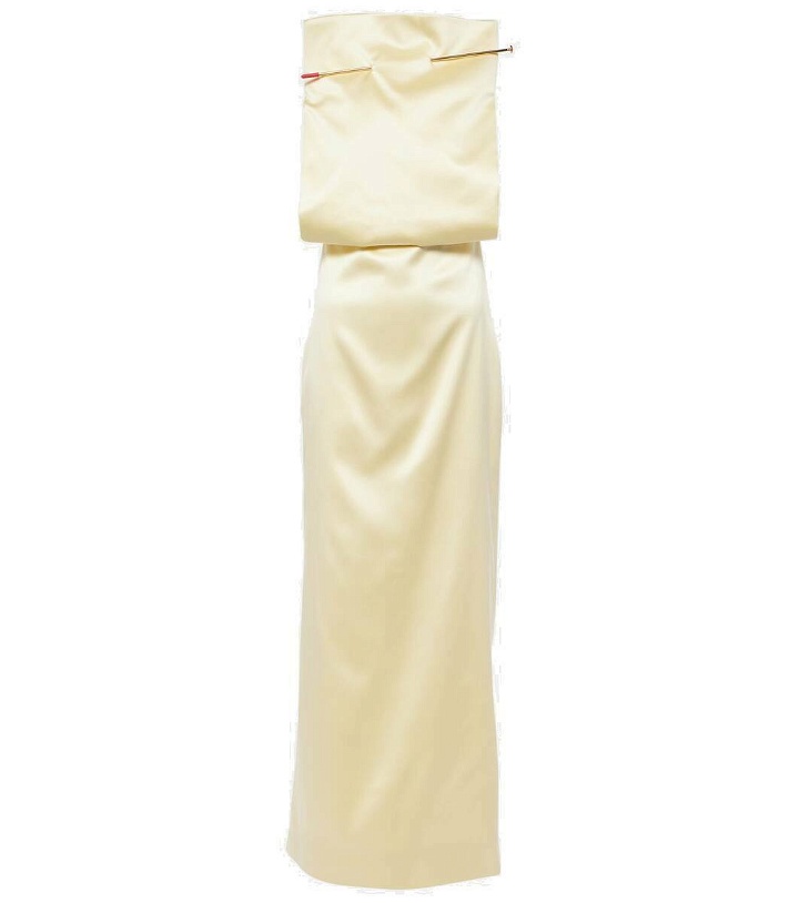 Photo: Loewe Pin paneled satin gown