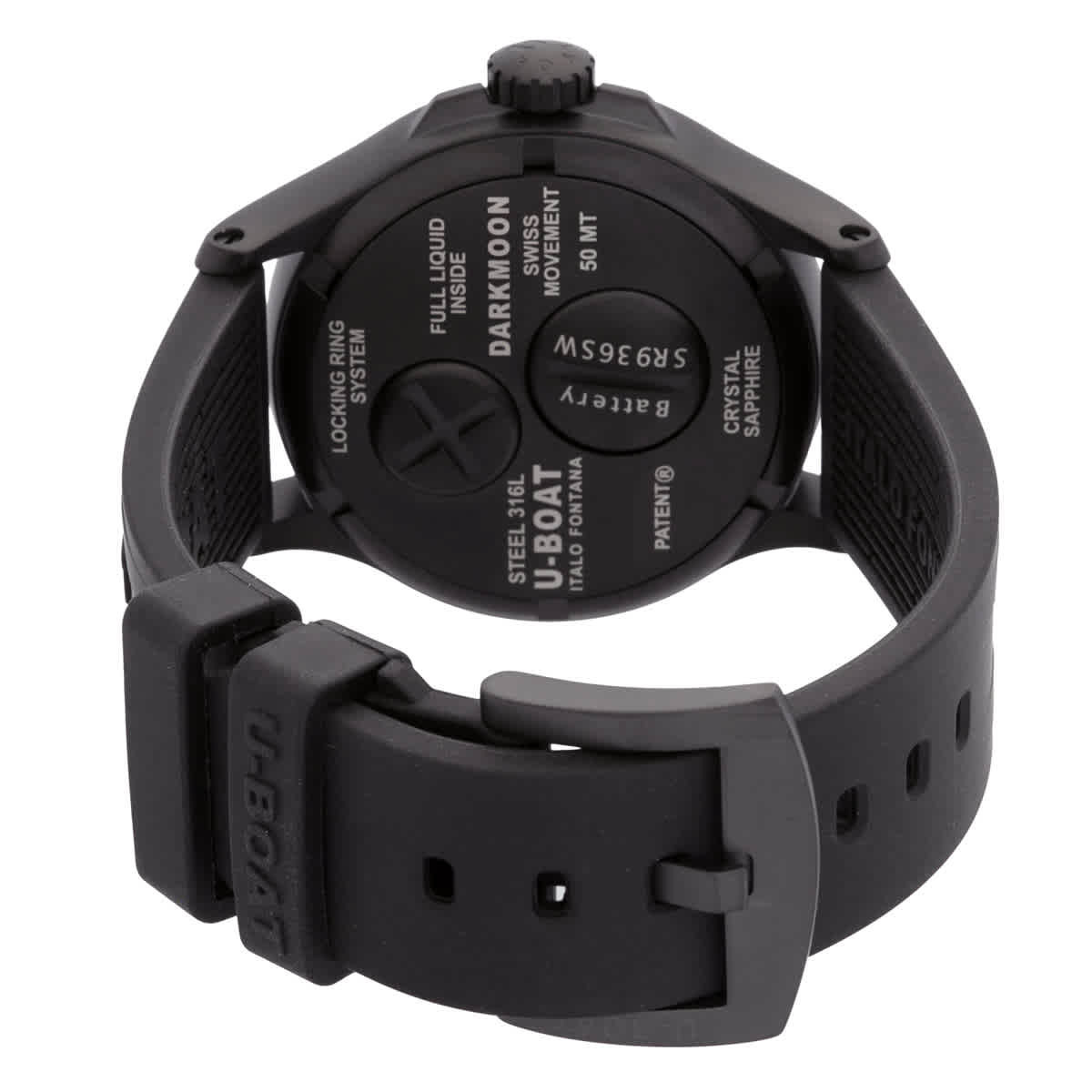 U-Boat Darkmoon Quartz Red Dial Mens Watch 9306