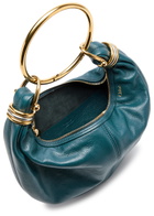 Chloe Bracelet Grained Leather top Handle bag - Blue - One Size