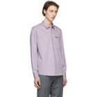 AMI Alexandre Mattiussi Purple Paris Patch Shirt