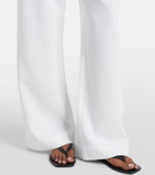 Leset Arielle crêpe wide-leg pants