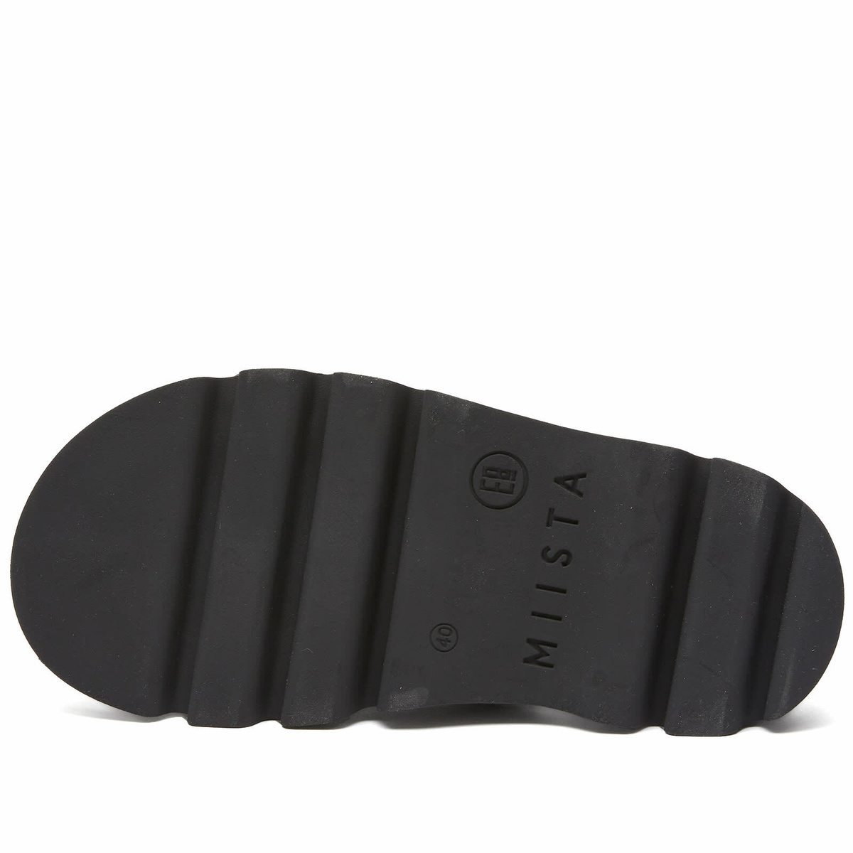 MIISTA Women's Noreen Platform Sandal in Black
