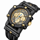 JBW Men's 10 YR Anniversary Phantom 1.96 ctw Diamond & Chronograph Watch JB-6215-10B