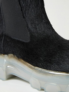 Rick Owens - Beatle Bozo Calf Hair Chelsea Boots - Black