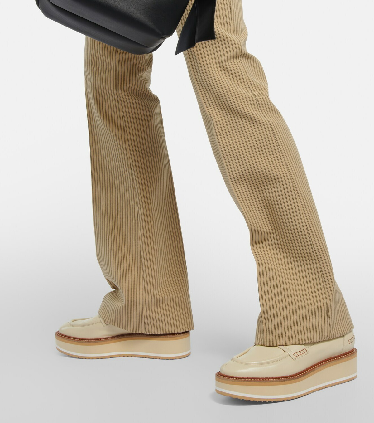 Clergerie - Bahati leather platform loafers