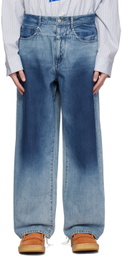 A PERSONAL NOTE 73 Blue Faded Jeans