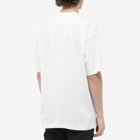 Comme des Garçons SHIRT Men's x Lacoste Vertical Croc T-Shirt in White/Black