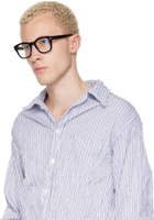 TOM FORD Black Blue Block Soft Square Blue Light Optical Glasses