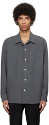 N.Hoolywood Gray Patch Pocket Shirt