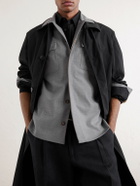 Eleventy - Wool-Blend Flannel Overshirt - Gray