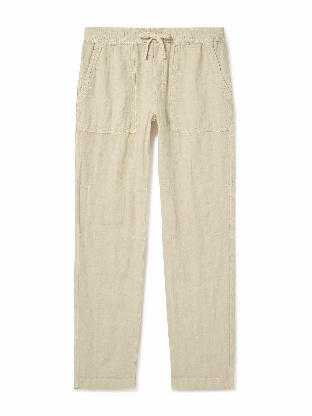 Photo: Faherty - Linen Drawstring Trousers - Neutrals