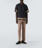 Etro Floral cotton bowling shirt