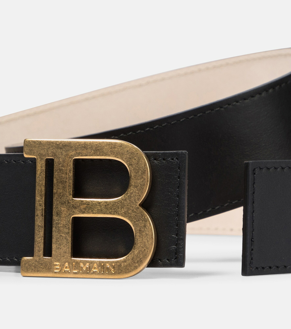 Balmain - B-Belt Leather Belt Balmain