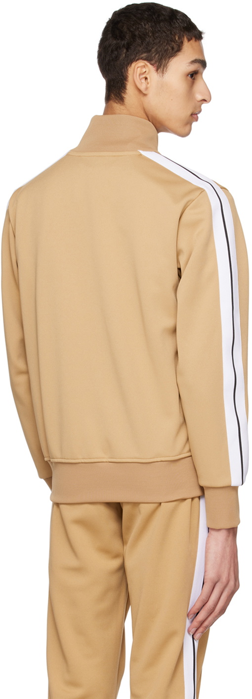 Palm Angels Beige Classic Track Jacket