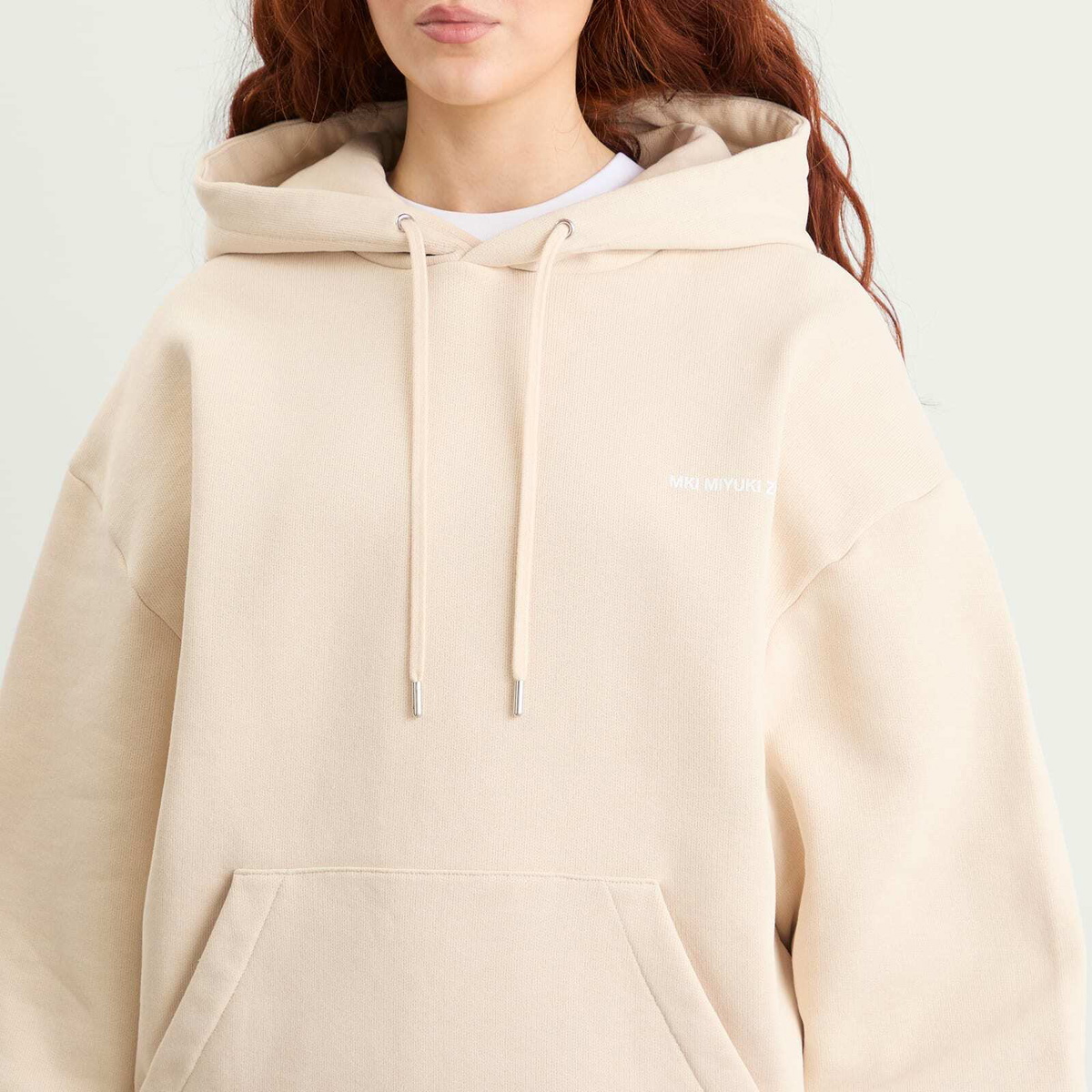 MKI Women's Uniform Hoodie Presented by END. in Oat Milk