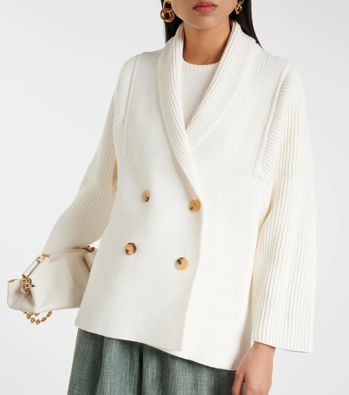 CO Oversized cotton-blend cardigan