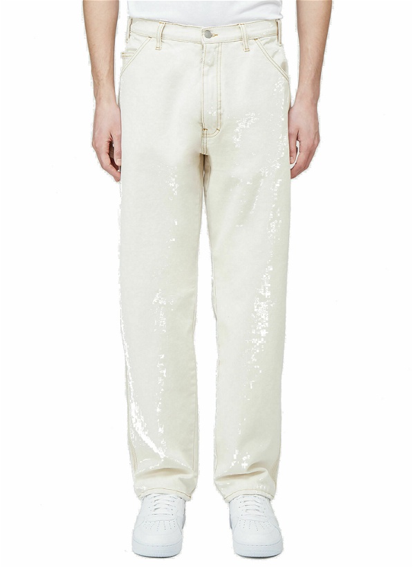 Photo: Denim Pants in White