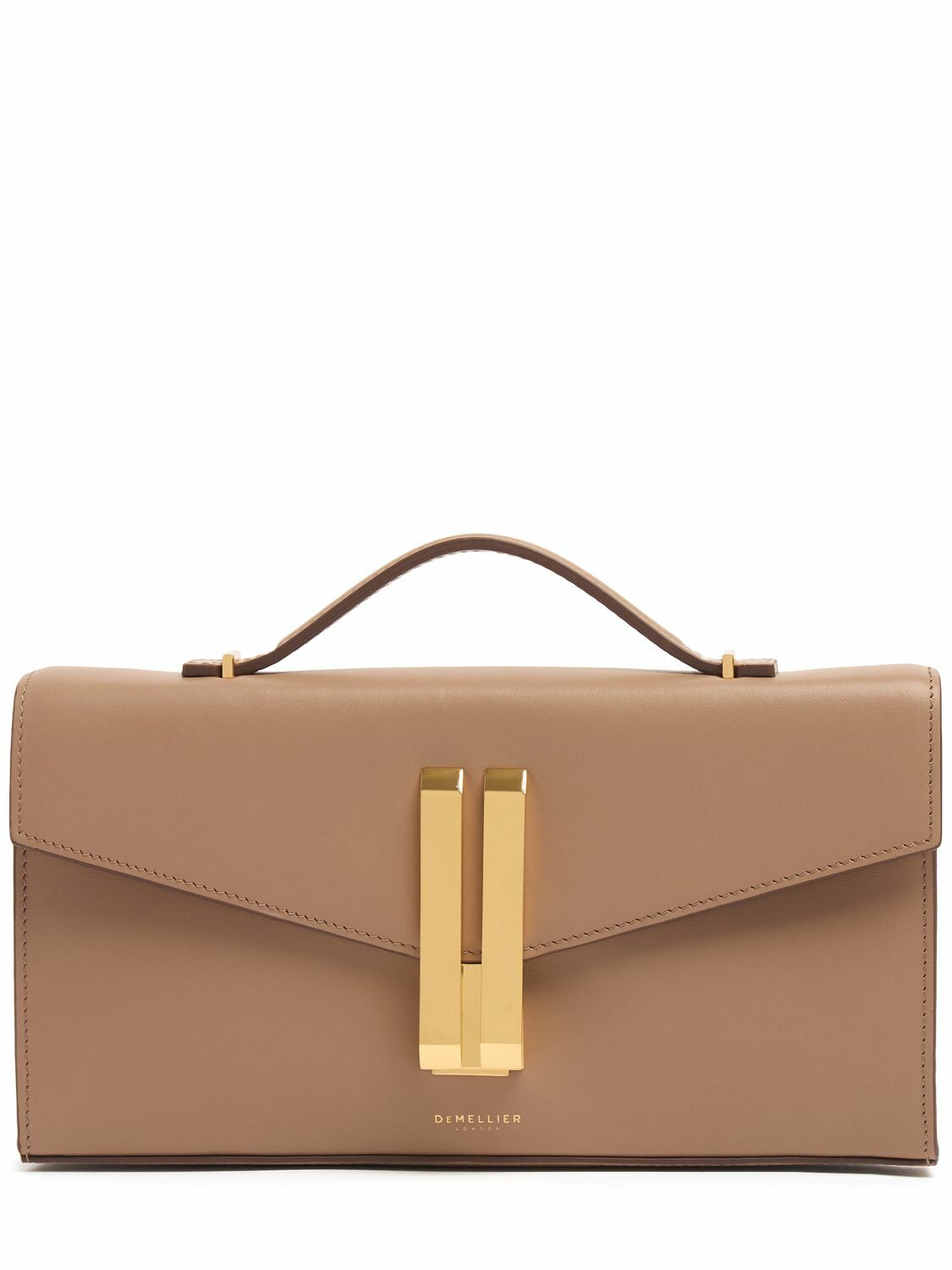 DEMELLIER Cannes Smooth Leather Clutch DeMellier
