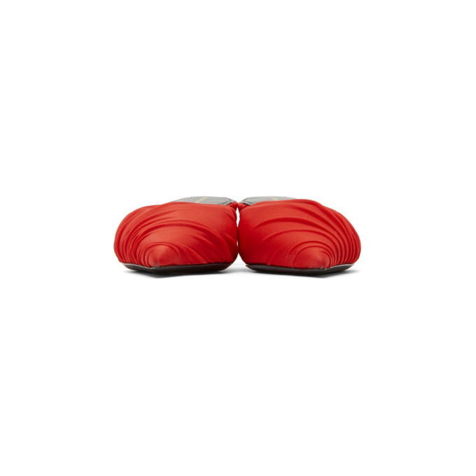 Balenciaga Red Jersey Mules Balenciaga display picture 1