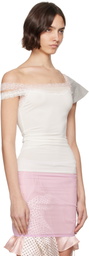 ALL-IN White Double Tank Top
