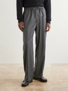Officine Générale - Nilson Straight-Leg Wool, Cashmere and Silk-Blend Suit Trousers - Gray