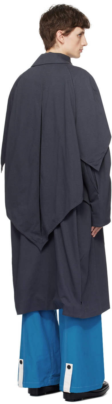 Kiko Kostadinov Gray Ovid Coat Kiko Kostadinov