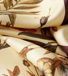 Loro Piana Enciclopedia Del Lino silk twill scarf