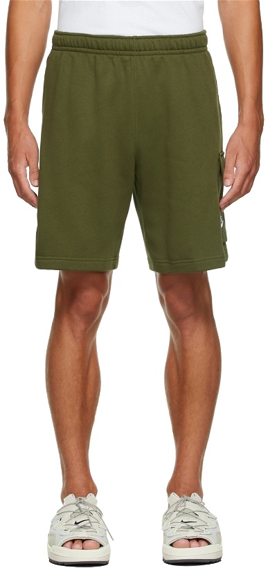 Photo: Nike Green Fleece Sportswear Club Cargo Shorts