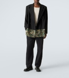 Dries Van Noten Embellished double-breasted wool blazer