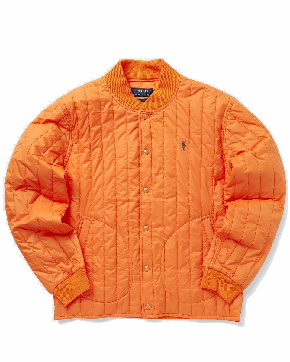 Photo: Polo Ralph Lauren Terra Varsty Insulated Bomber Orange - Mens - Bomber Jackets
