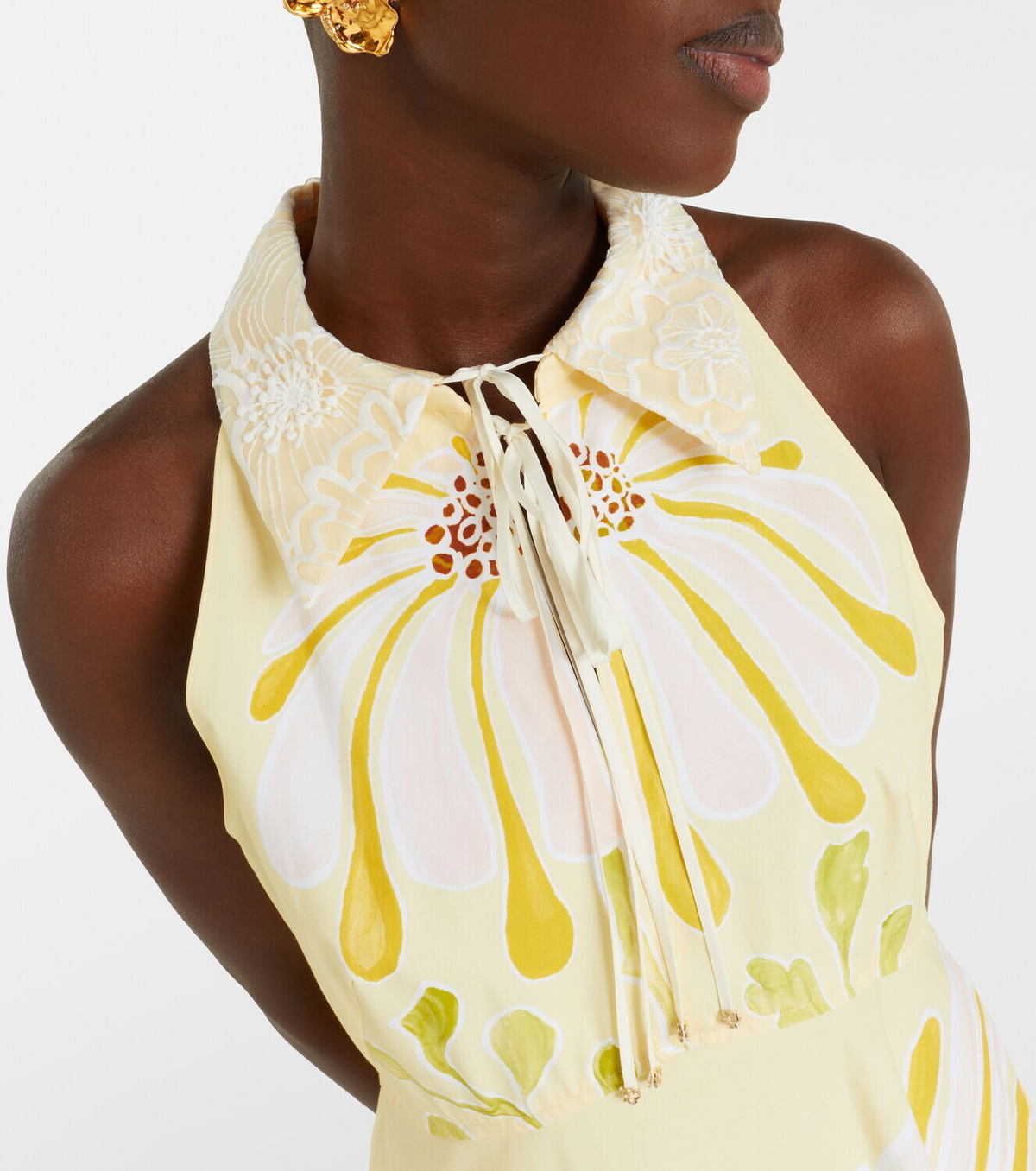 Dorothee Schumacher Floral Power floral cotton-blend midi dress