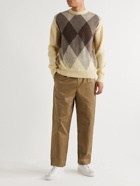 Kestin - Tarbert Argyle Wool Sweater - Brown