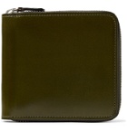 Il Bussetto - Polished-Leather Zip-Around Wallet - Green