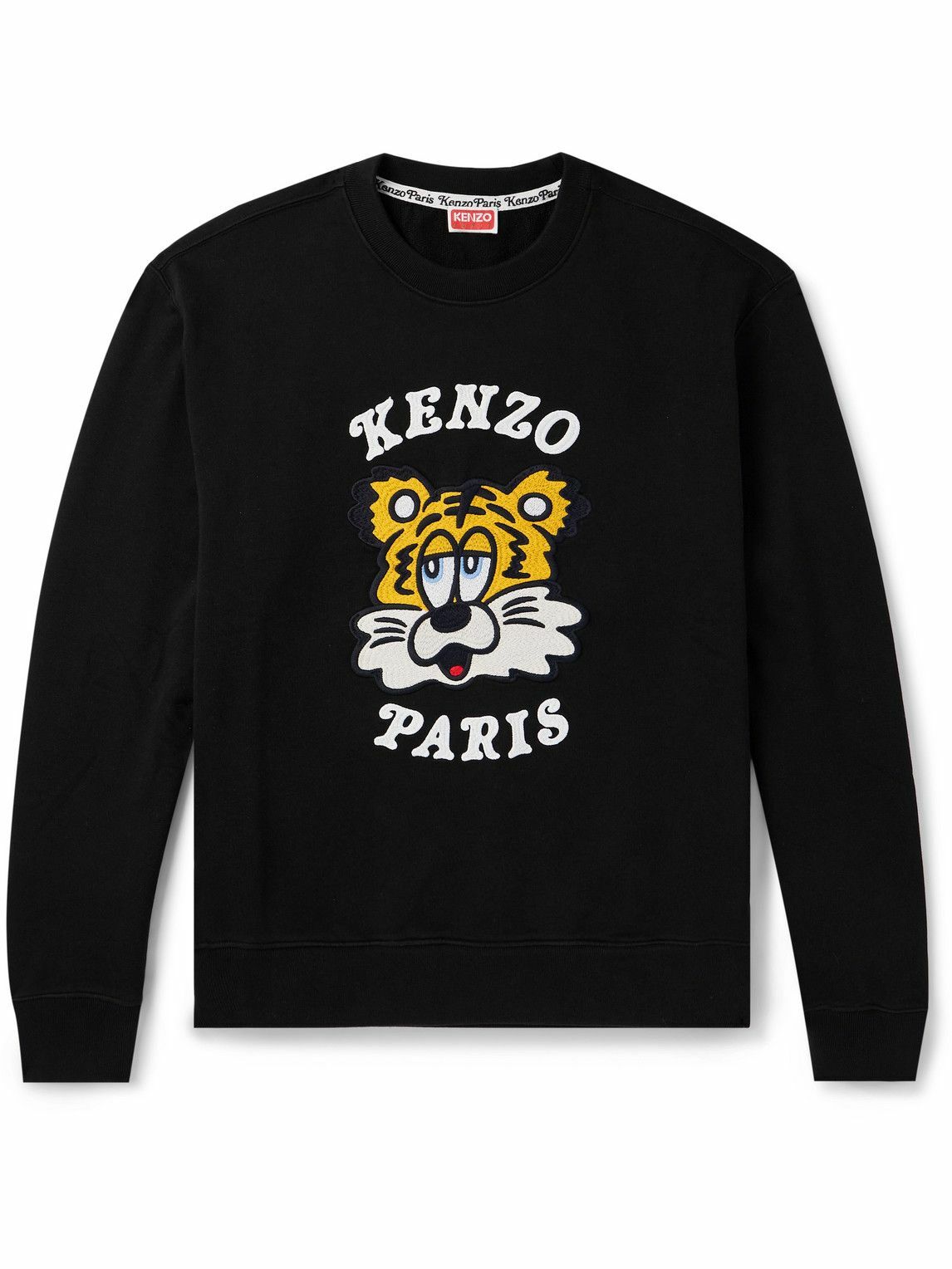 Kenzo Paris Men's Kenzo Globe Crew Sweat in Sage Kenzo