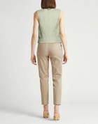 Peserico Womens Tailored Vest in Sage green