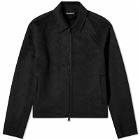 Han Kjobenhavn Men's Wool Boxy Jacket in Black