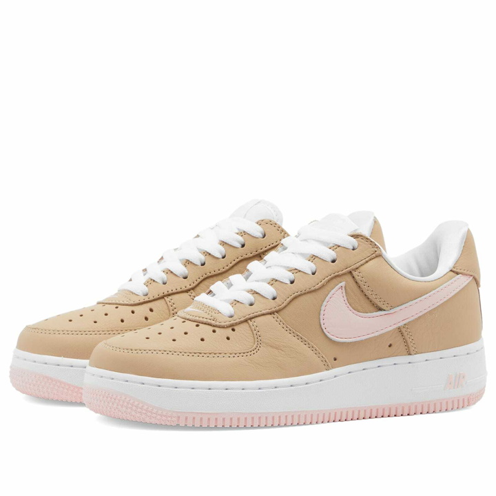 Photo: Nike Air Force 1 Low Retro in Linen/Atmosphere/True White