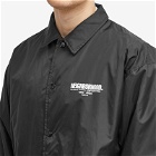 Neighborhood Men's Windbreaker Coach Jacket in Black