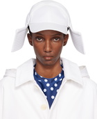 Jean Paul Gaultier White 'The Sailor Bucket' Cap