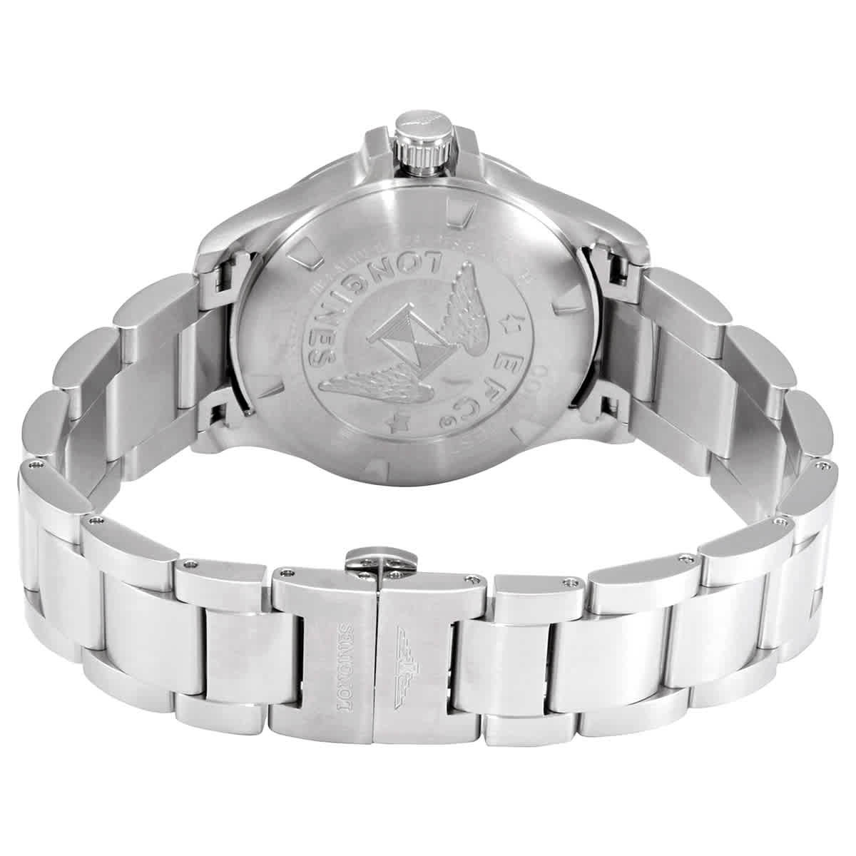 Longines Conquest Quartz Silver Dial Watch L3.316.4.76.6
