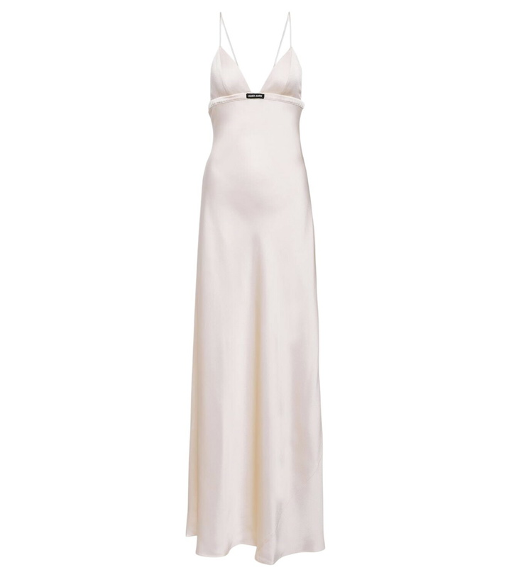 Photo: Miu Miu Satin gown