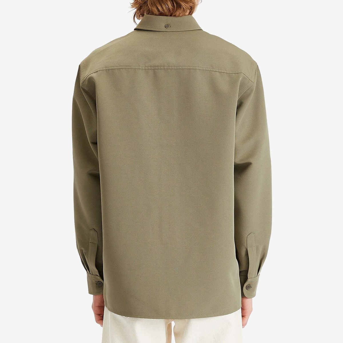 Róhe Men's Utility Overshirt in Sage