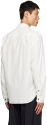 C.P. Company White Gabardine Shirt