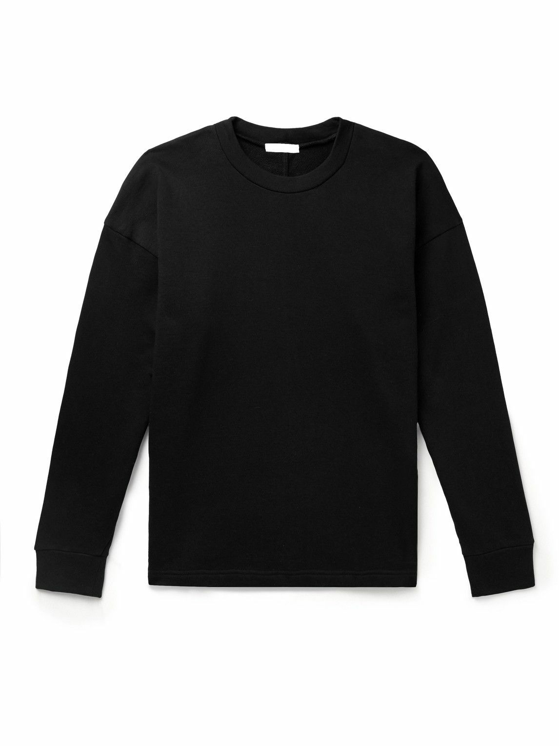The Row - Ezan Cotton-Jersey Sweatshirt - Black The Row