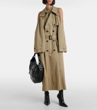 Balenciaga Suspended Trench cotton twill midi dress
