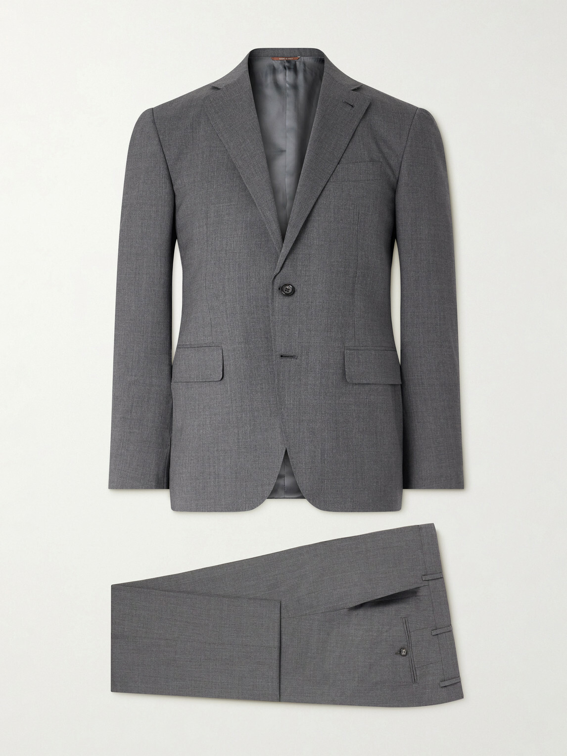 Canali - Wool-Blend Suit - Gray