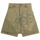 Paolina Russo Women's Denim Skort in Sand