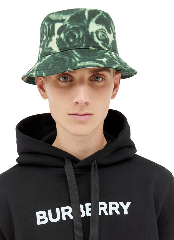 Photo: Burberry Rose Print Wax Bucket Hat