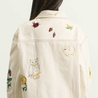 Story mfg. Women's Hand Embroidered Amba Jacket in Folk