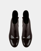 Steve Madden Jive Booties in Burgundy Patent